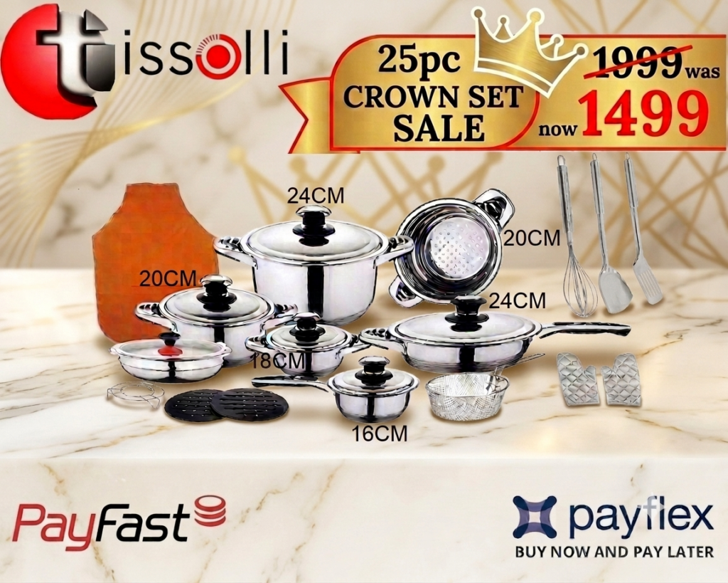 TISSOLLI 25PC CROWN SET